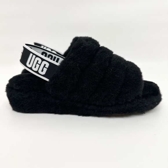 UGG Shoes - UGG Fluff Yeah Slide Sandal Women’s Size 9 Black